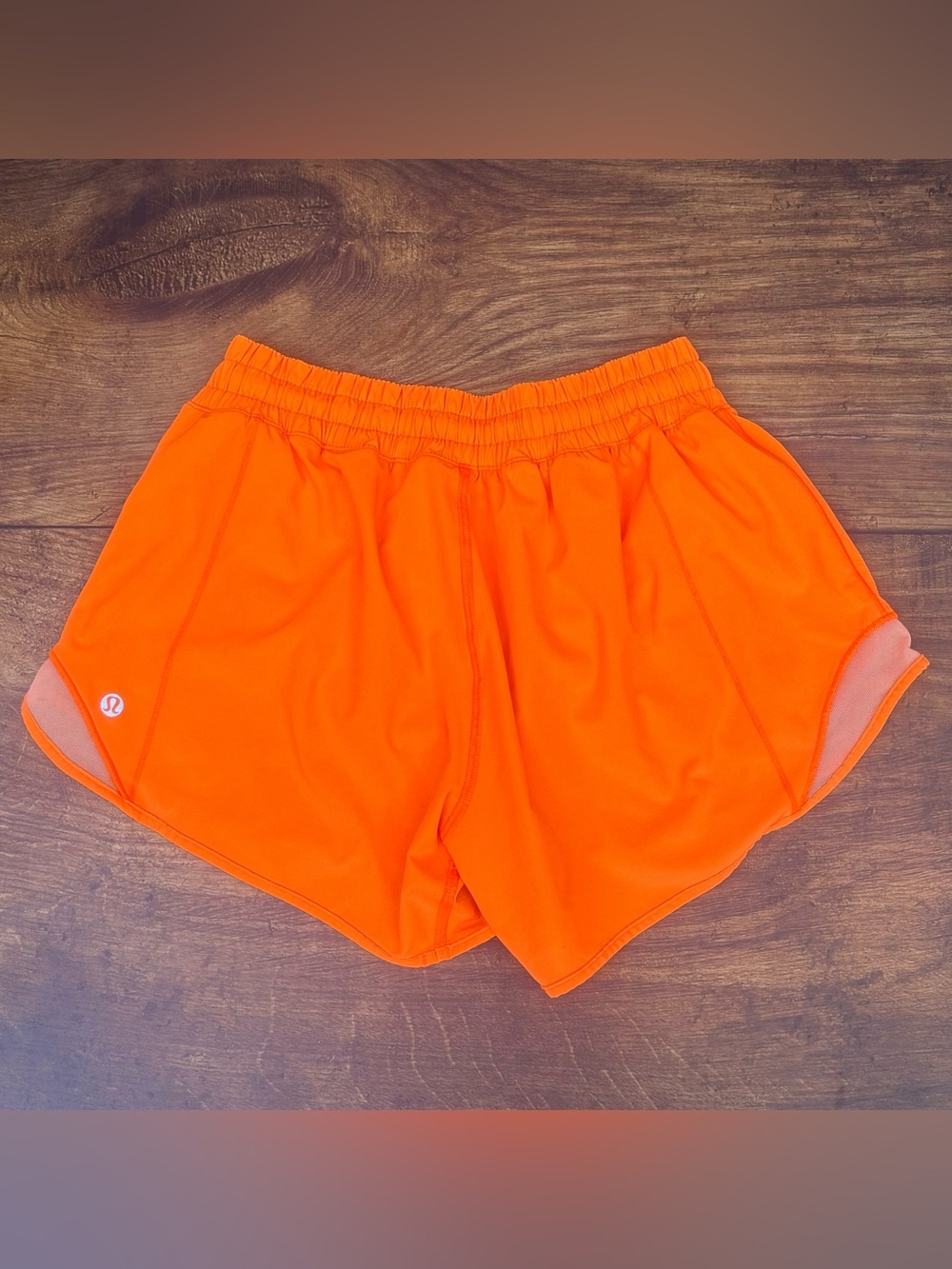 Lululemon Hotty Hot Shorts 4" In Highlight Orange Size 6 Tall
